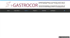 Desktop Screenshot of gastrocor.med.br